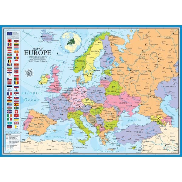 Produktbild: Karte von Europa 1000 Teile