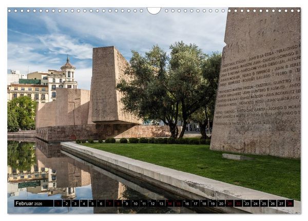Produktbild: Madrid - Stadtansichten (Wandkalender 2026 DIN A3 quer), CALVENDO Monatskalender