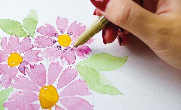 Produktbild: Blumen Aquarell Set