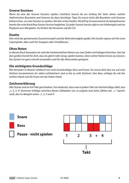 Produktbild: Erlebnis Cajon Schule (mit MP3-CD)