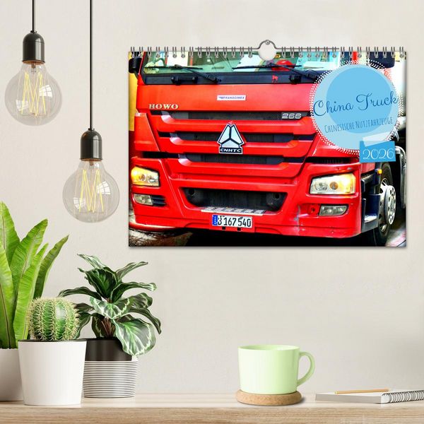 Produktbild: China Truck - Chinesische Nutzfahrzeuge (Wandkalender 2026 DIN A4 quer), CALVENDO Monatskalender