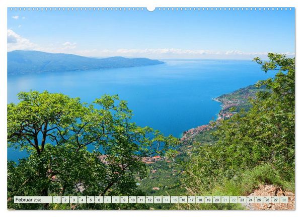 Produktbild: Gardasee - Perle Italiens (hochwertiger Premium Wandkalender 2026 DIN A2 quer), Kunstdruck in Hochglanz