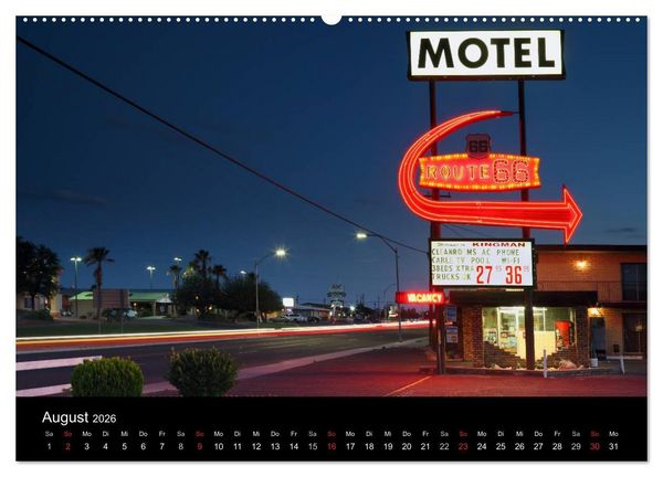 Produktbild: Route 66 im S&uuml;dwesten (hochwertiger Premium Wandkalender 2026 DIN A2 quer), Kunstdruck in Hochglanz