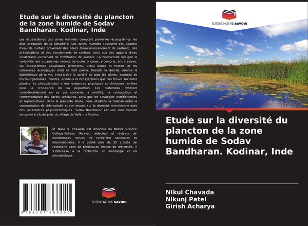 Produktbild: Etude sur la diversit&eacute; du plancton de la zone humide de Sodav Bandharan. Kodinar, Inde