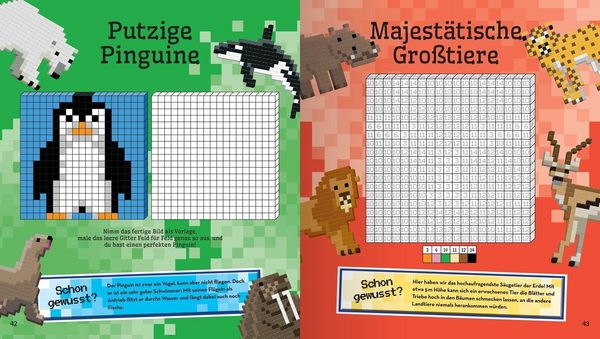 Produktbild: Pixelmalbuch Tiere