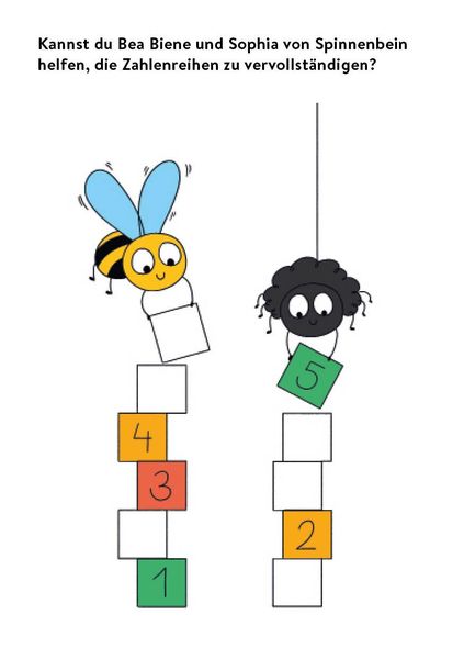 Produktbild: Mein bunter Lernspielblock &ndash; Kindergarten: Erste Zahlen