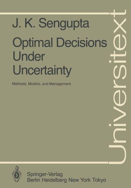 Produktbild: Optimal Decisions Under Uncertainty