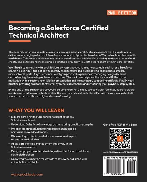 Produktbild: Becoming a Salesforce Certified Technical Architect - Second Edition