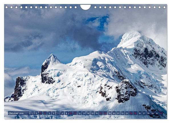 Produktbild: Antarktis Gletscher, Robben, Pinguine (Wandkalender 2026 DIN A4 quer), CALVENDO Monatskalender
