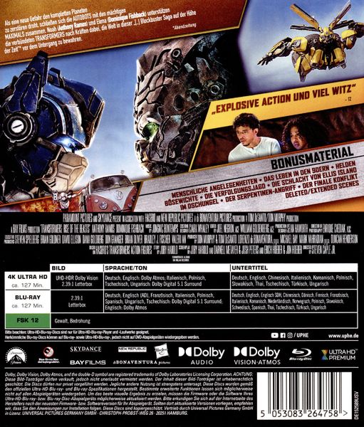 Produktbild: Transformers: Aufstieg der Bestien (+ Blu-ray 2D)