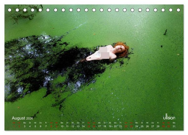 Produktbild: Poesie der Stille &ndash; Akt in der Natur (Tischkalender 2026 DIN A5 quer), CALVENDO Monatskalender