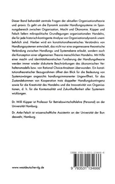 Produktbild: Organisation, Macht und &Ouml;konomie
