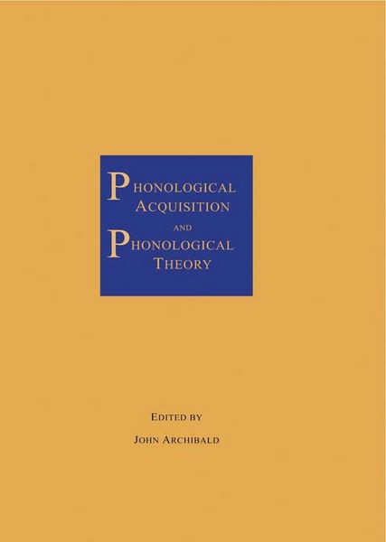 Produktbild: Phonological Acquisition and Phonological Theory