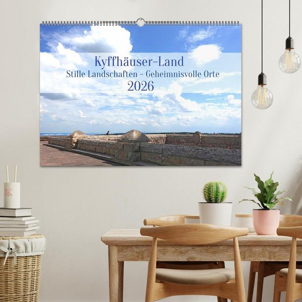 Produktbild: Kyffh&auml;user-Land Stille Landschaften - Geheimnisvolle Orte (Wandkalender 2026 DIN A2 quer), CALVENDO Monatskalender