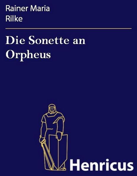 Produktbild: Die Sonette an Orpheus