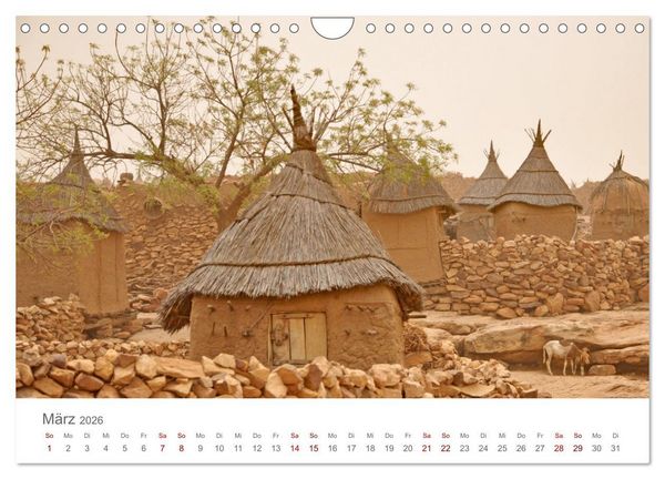 Produktbild: Mali - Dogonland - Weltkultur- und Weltnaturerbe (Wandkalender 2026 DIN A4 quer), CALVENDO Monatskalender