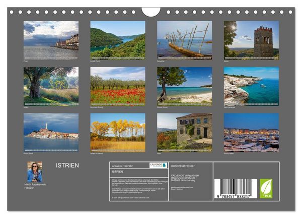 Produktbild: ISTRIEN (Wandkalender 2026 DIN A4 quer), CALVENDO Monatskalender