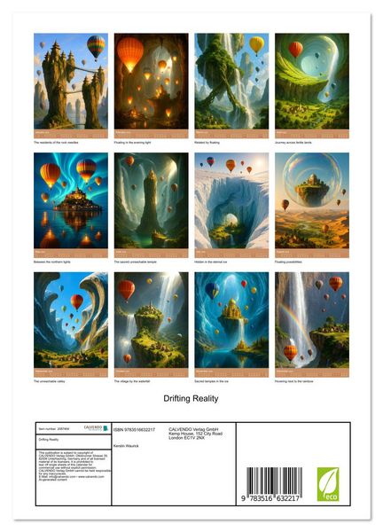 Produktbild: Drifting Reality (Wall Calendar 2026 DIN A4 portrait), CALVENDO 12 Month Wall Calendar