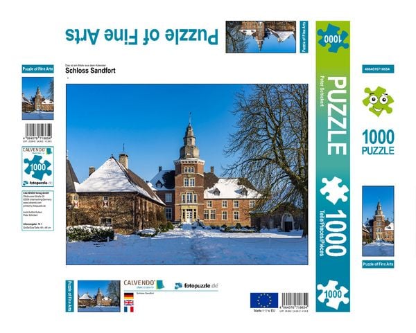 Produktbild: CALVENDO Puzzle Schloss Sandfort | 1000 Teile Lege-Gr&ouml;&szlig;e 64x48cm Foto-Puzzle f&uuml;r gl&uuml;ckliche Stunden