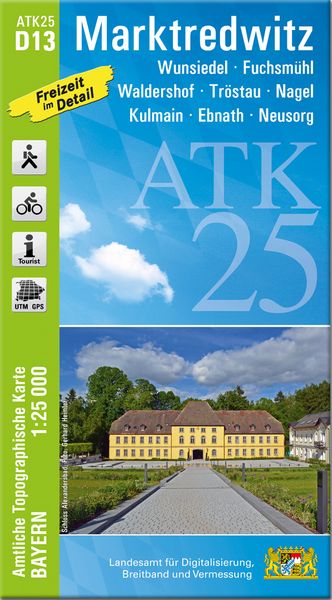 ATK25-D13 Marktredwitz (Amtliche Topographische Karte 1:25000), Sonstige von , Landesamt für Digitalisierung, Breitband und Vermessung, Bayern,