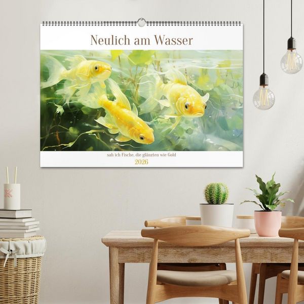 Produktbild: Neulich am Wasser (Wandkalender 2026 DIN A2 quer), CALVENDO Monatskalender