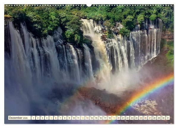 Produktbild: Iguazu Wasserf&auml;lle - S&uuml;damerika (hochwertiger Premium Wandkalender 2026 DIN A2 quer), Kunstdruck in Hochglanz