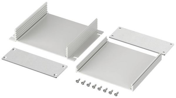 Produktbild: Bopla FILOTEC F 1036-100 WL 97216100.HMT1 Flansch-Geh&auml;use 105 x 36 x 100 Aluminium Aluminium (eloxiert) 1 St.