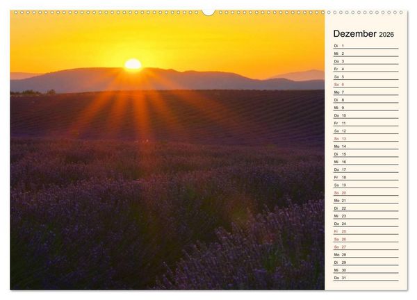 Produktbild: Lavendel (Wandkalender 2026 DIN A2 quer), CALVENDO Monatskalender