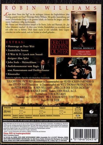 Produktbild: Der Club der Toten Dichter - Special Edition