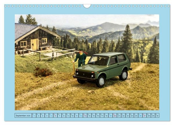 Produktbild: DDR Modellautos im Fokus (Wandkalender 2026 DIN A3 quer), CALVENDO Monatskalender