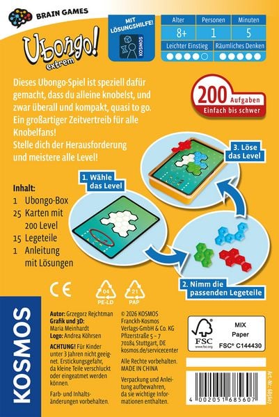 Produktbild: Ubongo! Extrem Brain Games