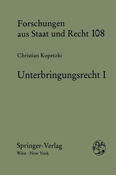Produktbild: Unterbringungsrecht