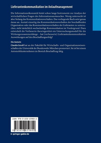 Produktbild: Lieferantenkommunikation im Anlaufmanagement