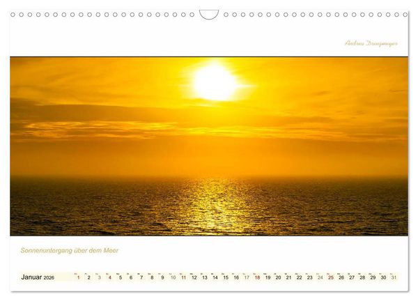 Produktbild: LANGEOOG PANORAMA (Wandkalender 2026 DIN A3 quer), CALVENDO Monatskalender