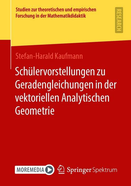 Produktbild: Sch&uuml;lervorstellungen zu Geradengleichungen in der vektoriellen Analytischen Geometrie