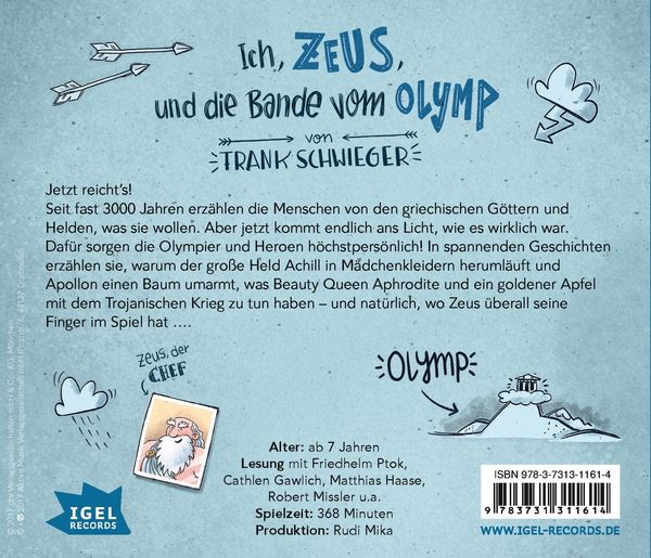 Produktbild: Ich, Zeus, und die Bande vom Olymp