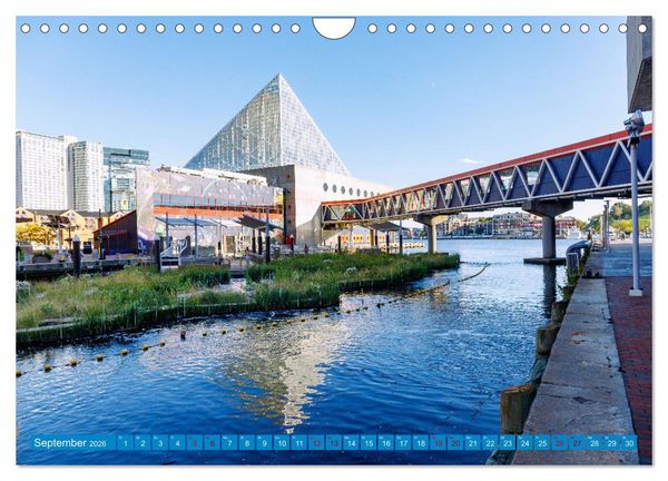 Produktbild: Baltimore. Maritimer Charme an der Ostk&uuml;ste der USA (Wandkalender 2026 DIN A4 quer), CALVENDO Monatskalender