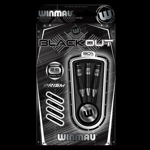 Produktbild: Winmau 7096.02 - Steeldart Winmau Blackout 1043-26g