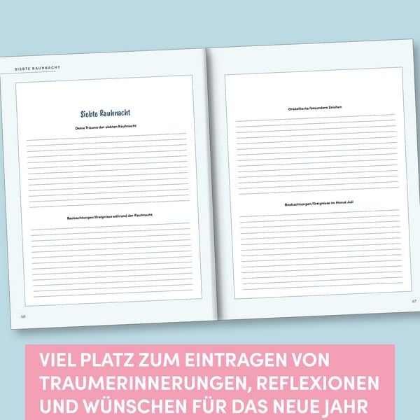 Produktbild: Rauhn&auml;chte. Das Workbook.