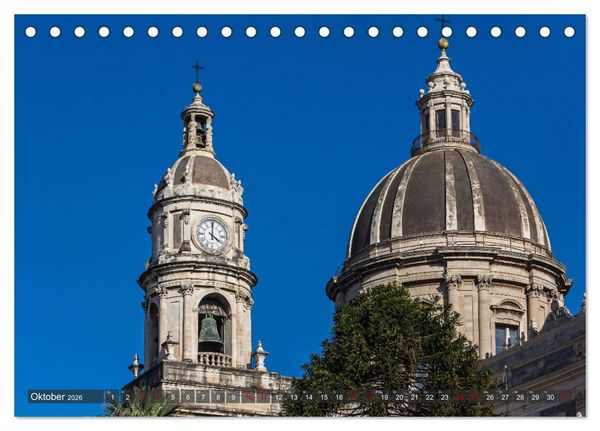 Produktbild: Widerspr&uuml;chliches Sizilien (Tischkalender 2026 DIN A5 quer), CALVENDO Monatskalender