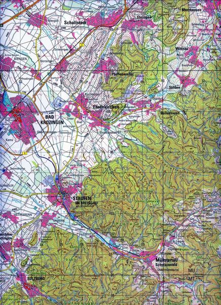 Produktbild: Freiburg im Breisgau Süd 1 : 50 000