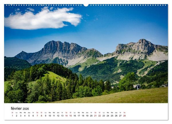 Produktbild: Les chemins du Vercors (Calendrier mural 2026 DIN A2 vertical) calendrier de bureau