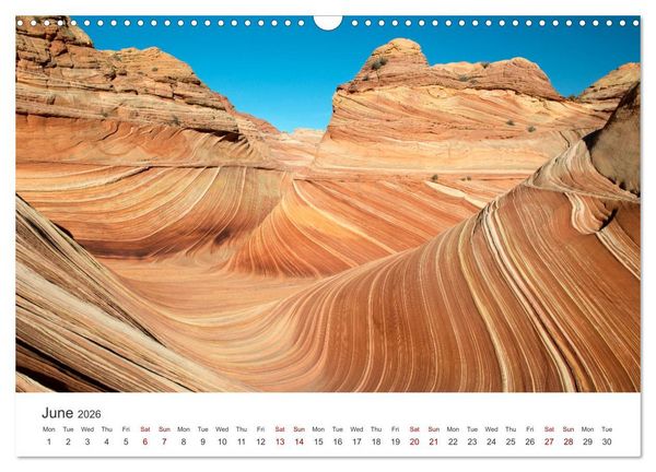 Produktbild: Paria Canyon The Wave (Wall Calendar 2026 DIN A3 landscape), CALVENDO 12 Month Wall Calendar