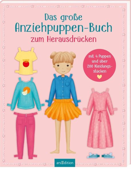 Das große Anziehpuppen-Buch zum Herausdrücken, Taschenbuch von , arsedition, 4014489130772