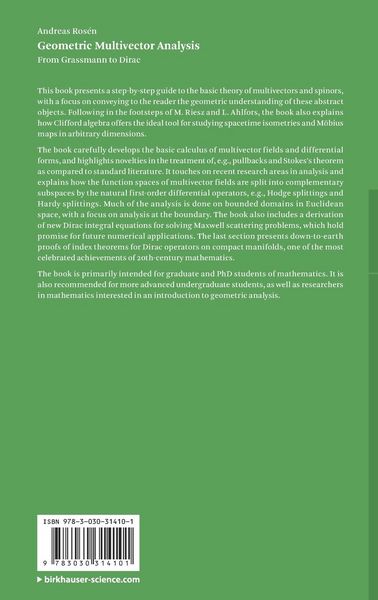 Produktbild: Geometric Multivector Analysis