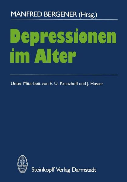 Produktbild: Depressionen im Alter