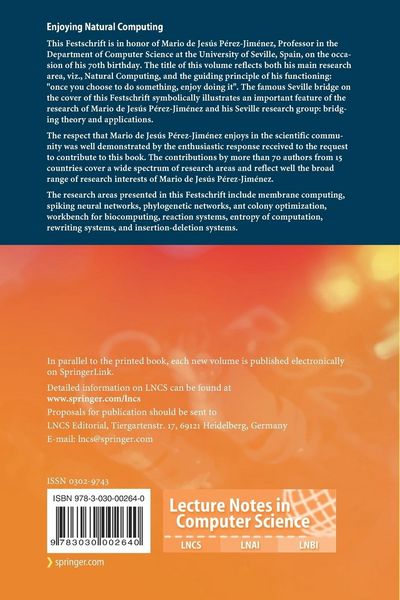 Produktbild: Enjoying Natural Computing
