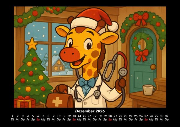 Produktbild: Nala entdeckt ihren Beruf als &Auml;rztin 2026 Fotokalender DIN A3