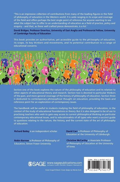 Produktbild: The SAGE Handbook of Philosophy of Education