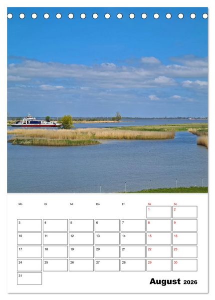 Produktbild: Fr&uuml;hling im Alten Land - Baumbl&uuml;tenzeit (Tischkalender 2026 DIN A5 hoch), CALVENDO Monatskalender